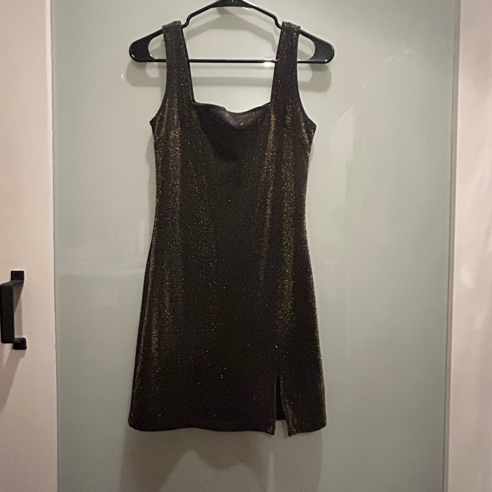 Metallic Mini Dress